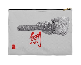 Aikido and Sword Travel Accessory Organizer Pouch  -  for Martial Arts - Karate - Judo - Gift for your self or him or her