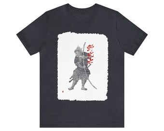 Nobushi original artwork by Hiroshi Ikeda Shihan - Printing on Front Unisex Jersey Short Sleeve Tee