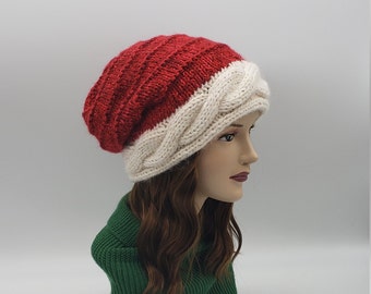 burgundy christmas hat