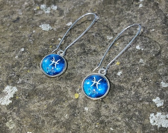 Pisces Charm Threader Earrings