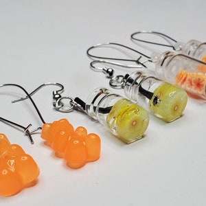 Food Theme Earrings/Set of 3