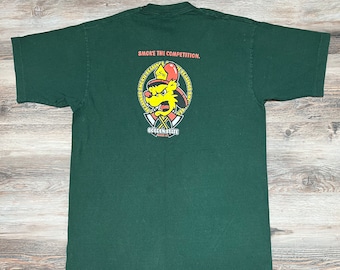 Vintage Golden State Smokie Bears skate-T-shirt jaren 90 - gemaakt in de VS