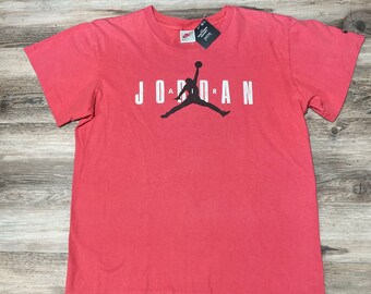 Vintage Air Jordan T-shirt jaren 90: Chicago Bulls Jumpman-logo
