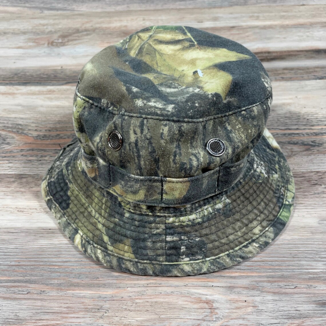 Vintage REALTREE CAMOUFLAGE BUCKET Hat Fishing Cap Tan Etsy