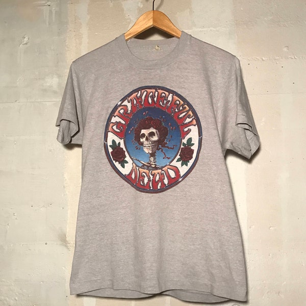 RARE Vintage 1978 Grateful Dead Authentic Kelley Mouse Skull and Roses Band Concert T-Shirt