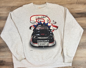 Vintage Dale Earnhardt NASCAR-sweater uit de jaren 90: Intimidator Racing-T-shirt