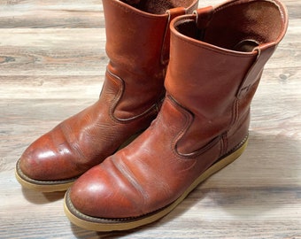 red wing wedge sole pull on