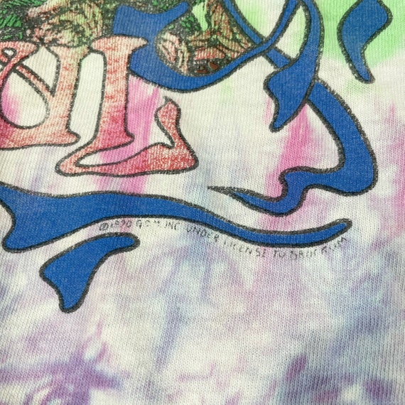 Rare 1990 Vintage GRATEFUL DEAD BERTHA Tie Dye Li… - image 6