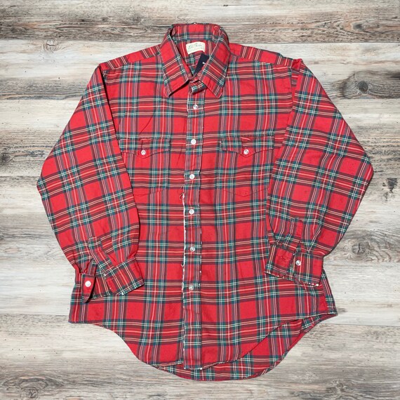 60s Vintage L.L.BEAN RANGELEY FLANNEL 