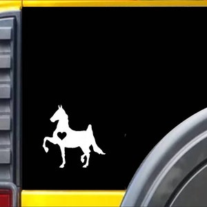American Saddlebred Horse Window Decal Sticker *J473*