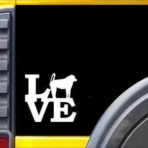 Baboon Love Window Decal Sticker *J546*