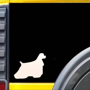 Cocker Spaniel Dog Window Decal Sticker *J632*