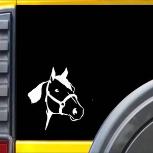 Horse Head Window Decal Sticker *I843*