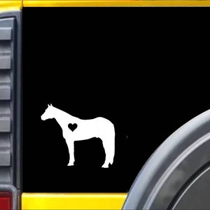 Standing Horse Window Decal Sticker *J476*