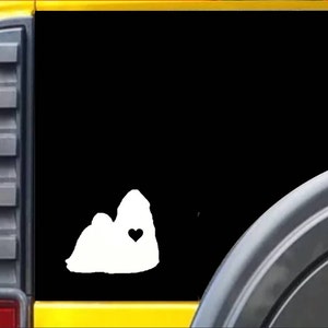 Shih Tzu Little Heart Window Decal Sticker *J625*