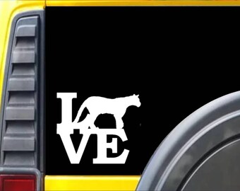 Adesivo decalque de janela de amor de leão da montanha *H951*
