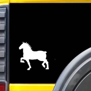 Draft Horse Window Decal Sticker *J367*