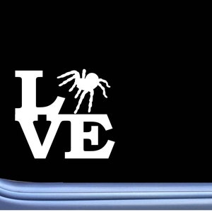 Tarantula Love M236 6 inch Sticker spider decal arachnid
