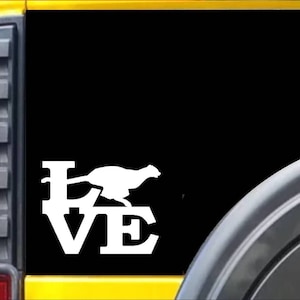 Cheetah Love Window Decal Sticker *I657*