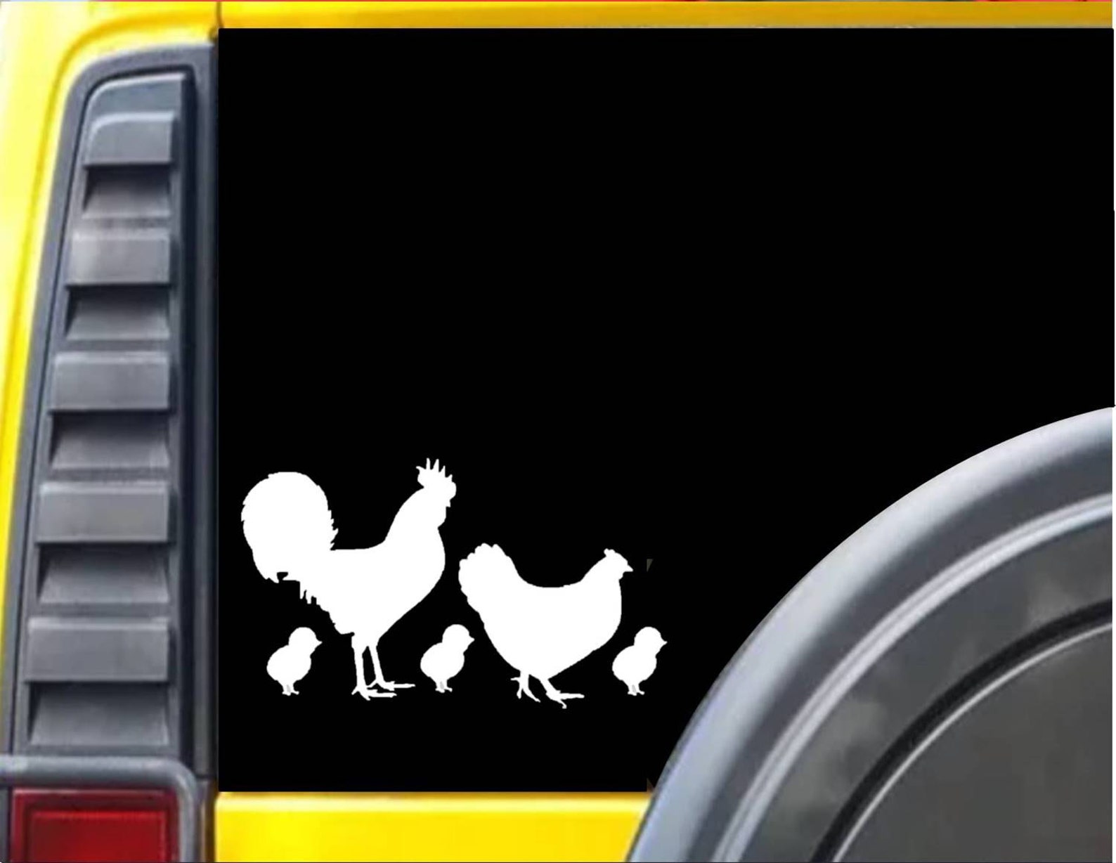 Chicken Window Sticker Chicken Family Window Decal Sticker *D653* - Etsy