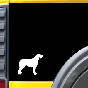 Irish Wolfhound Dog *J74* Window Decal Sticker