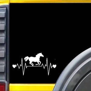 Running Horse Lifeline Window Decal Sticker *I224*