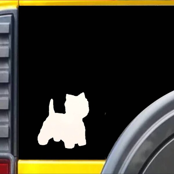 Westie Dog Window Decal Sticker *J640*