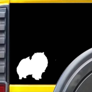 Pomeranian Dog Window Decal Sticker *J604*