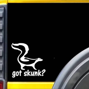 Adesivo per finestra in vinile con gabbia Got Skunk K554