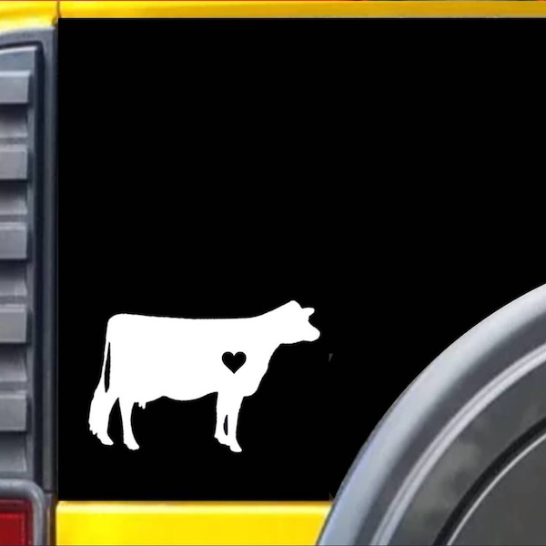 Dairy Cow Cattle Window Decal Sticker *J482*