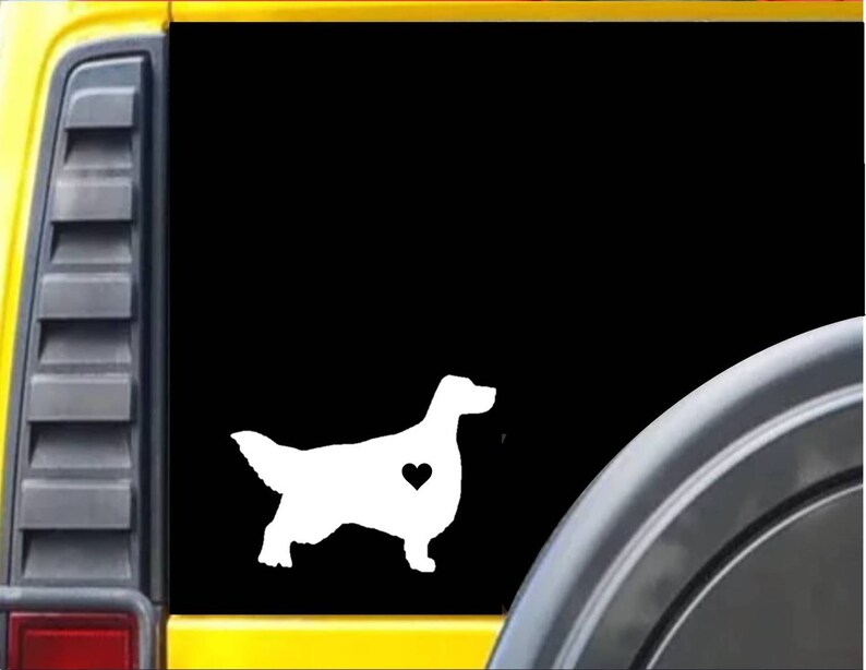 Golden Bone Sticker L063 inch golden retriever dog rescue decal