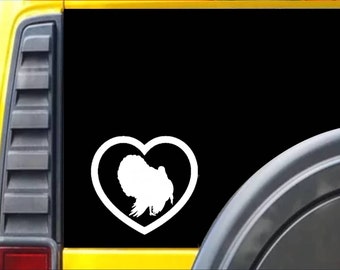 Wild Turkey Tracks Hunting Vinyl Decal Stickers – White Turkey Foot Print For Truck, Window, Tool Box