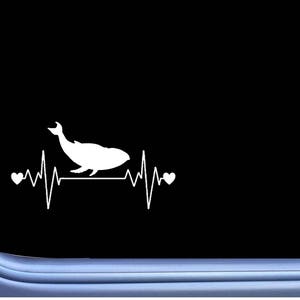 Whale Lifeline L816 8 inch Sticker marine life humpback moby Window Decal