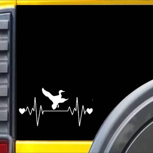 Adesivo decalque de janela Duck Lifeline *I208*
