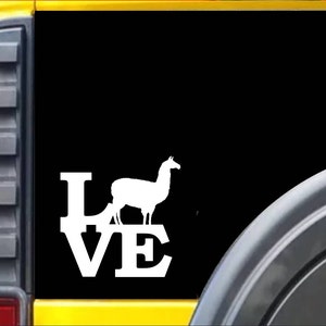 Llama Love Window Decal Sticker *J504*
