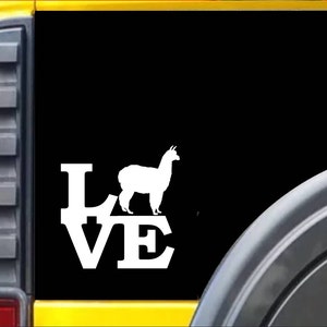 Alpaca Love Window Decal Sticker *J551*