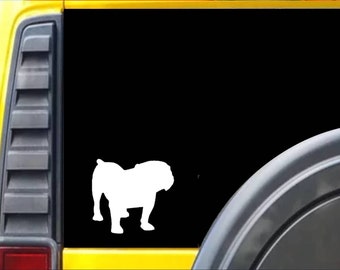 Bulldog Window Decal Sticker *J584*