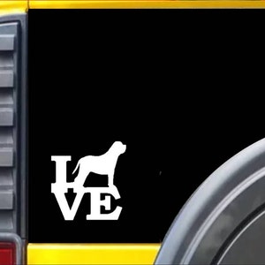 Mastiff Love Window Decal Sticker *F252*