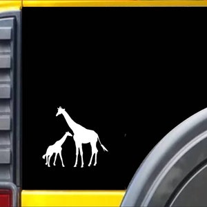 Giraffe Family  Window Decal Sticker *I922*