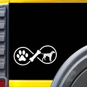 Dalmatian Infinity Window Decal Sticker *J439*