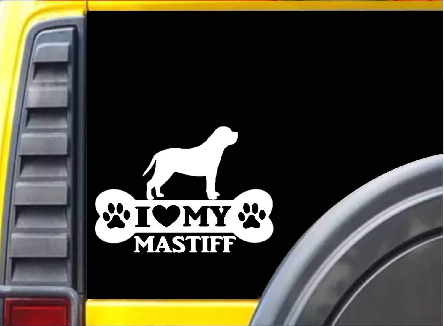 Certified Mastiff L303 Dog Sticker 6" decal 