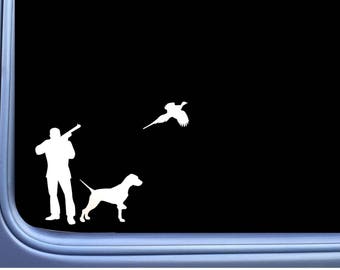 Pheasant English Pointer J868  Sticker dog Window Decal