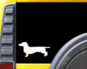 Dachshund Lifeline Window Decal Sticker *J618*
