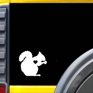 Squirrel Window Decal Sticker *J492*