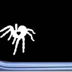 Tarantula lil heart M232  Sticker spider decal arachnid