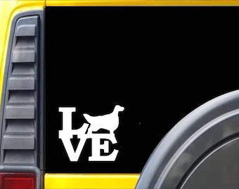 Setter Love Window Decal Sticker *F206*