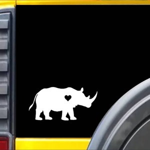 Rhino Window Decal Sticker *J456*