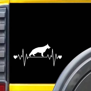 German Shepherd Lifeline Window Decal Sticker *I216*