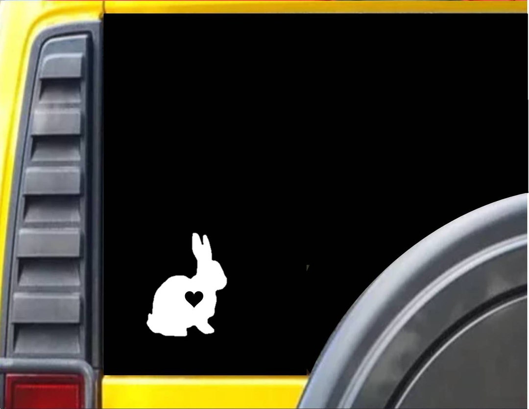 Rabbit Window Decal Sticker *J459* - Etsy