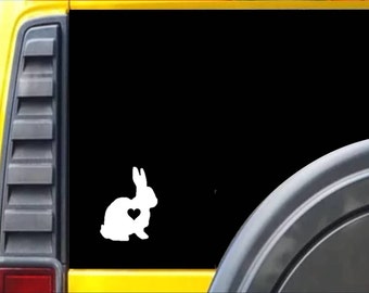 Rabbit Window Decal Sticker *J459*